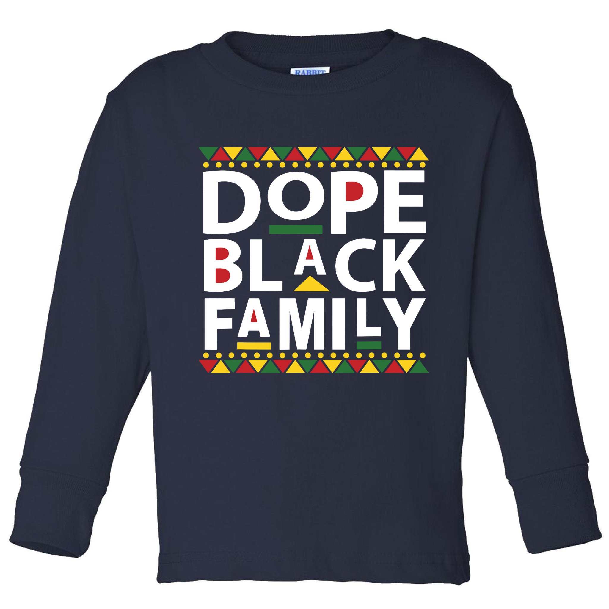 Dope Black Family Reunion Matching Family Picture Toddler Long Sleeve Shirt