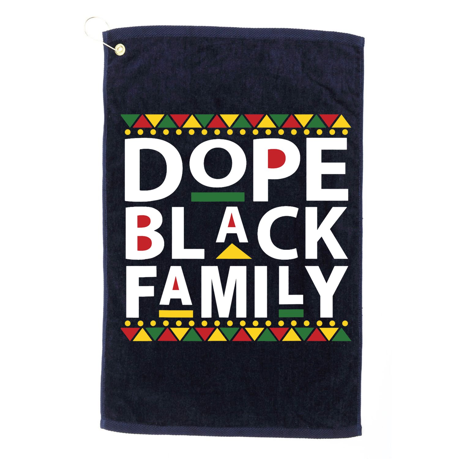 Dope Black Family Reunion Matching Family Picture Golf Towel