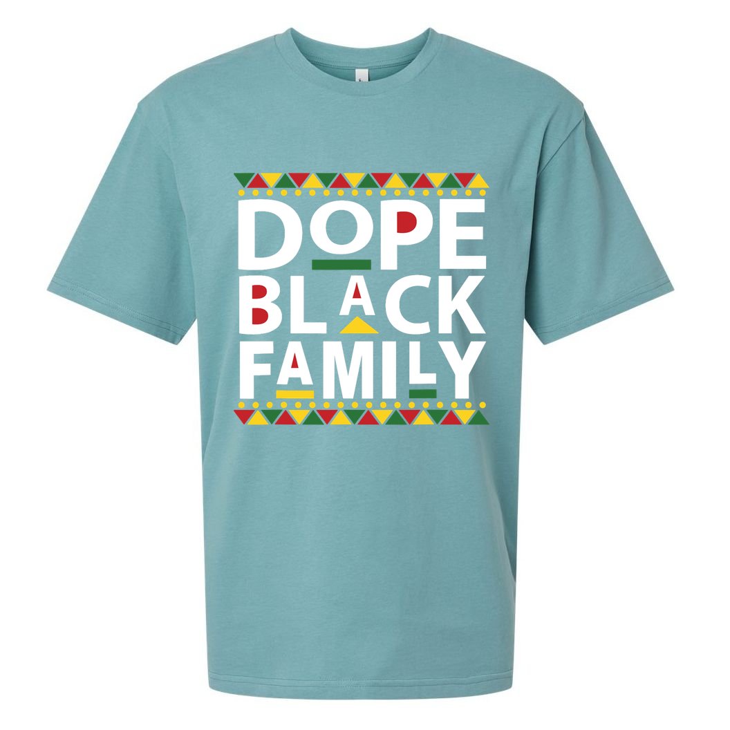 Dope Black Family Reunion Matching Family Picture Sueded Cloud Jersey T-Shirt