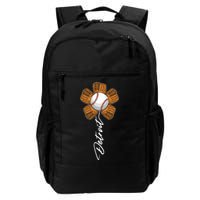 Detroit Baseball Flower Sports Fan Backpack