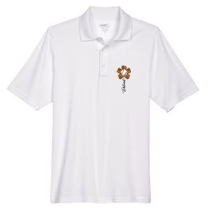 Detroit Baseball Flower Sports Fan Men's Origin Performance Pique Polo