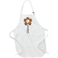 Detroit Baseball Flower Sports Fan Full-Length Apron With Pockets