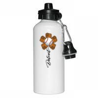 Detroit Baseball Flower Sports Fan Aluminum Water Bottle