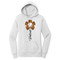 Detroit Baseball Flower Sports Fan Women's Pullover Hoodie