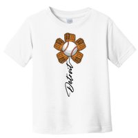 Detroit Baseball Flower Sports Fan Toddler T-Shirt