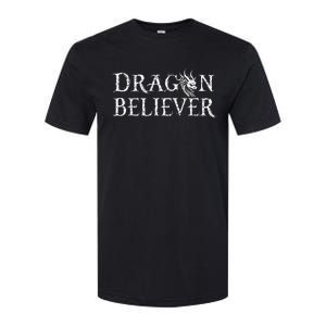 Dragon Believer Fantasy Funny Softstyle CVC T-Shirt