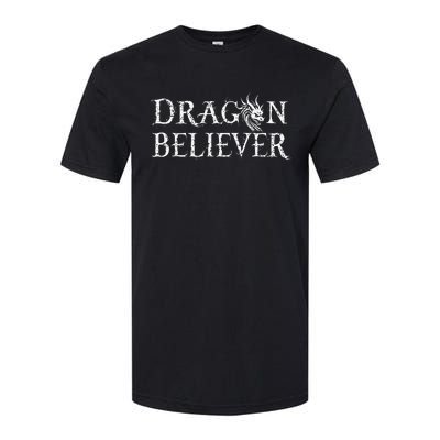 Dragon Believer Fantasy Funny Softstyle CVC T-Shirt