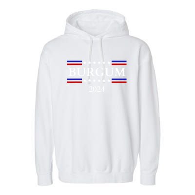 Doug Burgum For President 2024 Election Garment-Dyed Fleece Hoodie