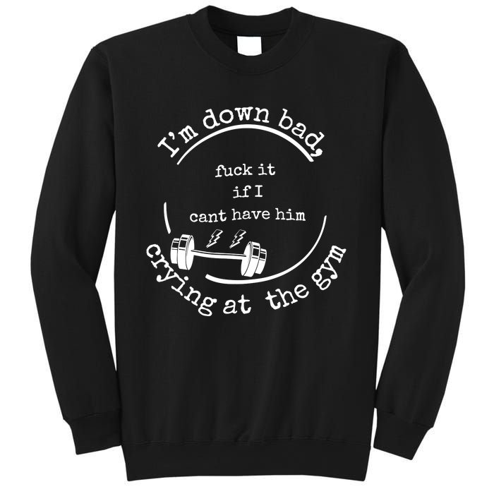 Down Bad Fuck It Ttpd Crop Top Sweatshirt