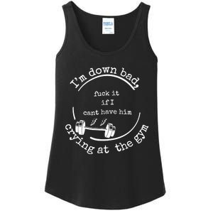 Down Bad Fuck It Ttpd Crop Top Ladies Essential Tank