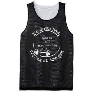 Down Bad Fuck It Ttpd Crop Top Mesh Reversible Basketball Jersey Tank