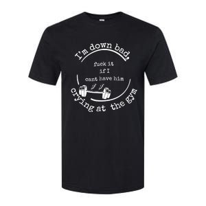 Down Bad Fuck It Ttpd Crop Top Softstyle CVC T-Shirt