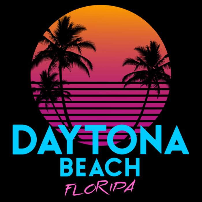 Daytona Beach Florida Retro 80s Gift Impact Tech Backpack