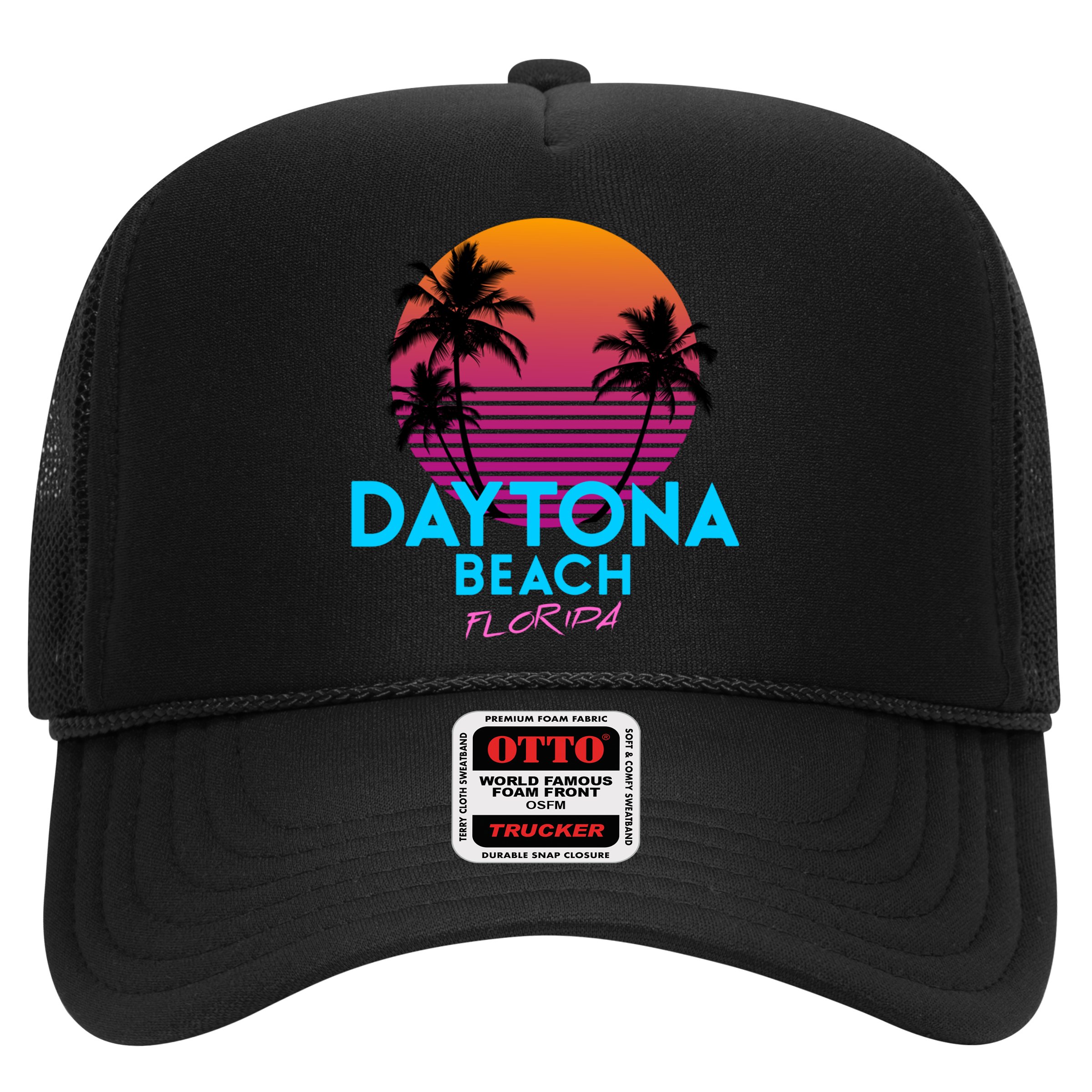 Daytona Beach Florida Retro 80s Gift Hat