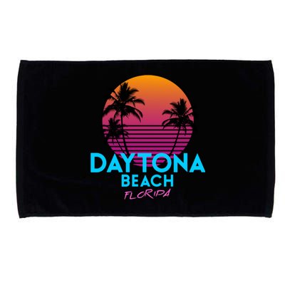 Daytona Beach Florida Retro 80s Gift Microfiber Hand Towel