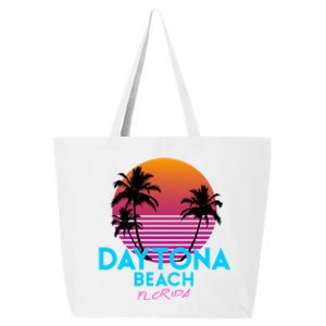 Daytona Beach Florida Retro 80s Gift 25L Jumbo Tote