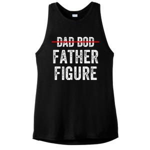 Dad Bod Father Figure Funny Fathers Day Gift Idea For Ladies PosiCharge Tri-Blend Wicking Tank