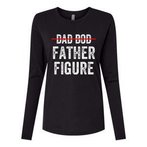 Dad Bod Father Figure Funny Fathers Day Gift Idea For Womens Cotton Relaxed Long Sleeve T-Shirt