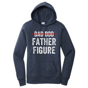 Dad Bod Father Figure Funny Fathers Day Gift Idea For Women's Pullover Hoodie