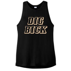 Dig Bick Funny Ladies PosiCharge Tri-Blend Wicking Tank