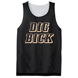 Dig Bick Funny Mesh Reversible Basketball Jersey Tank