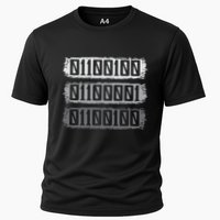 Dad Binary Fatherhood Best Daddy Ever Fathers Day Great Gift Cooling Performance Crew T-Shirt