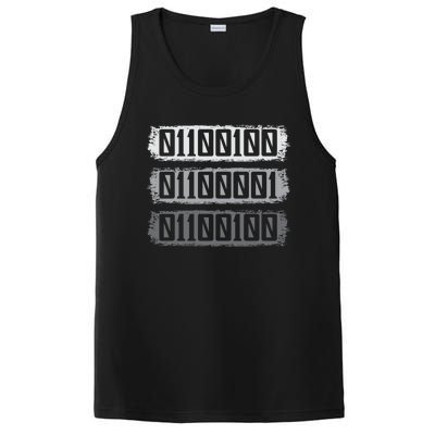 Dad Binary Fatherhood Best Daddy Ever Fathers Day Great Gift PosiCharge Competitor Tank