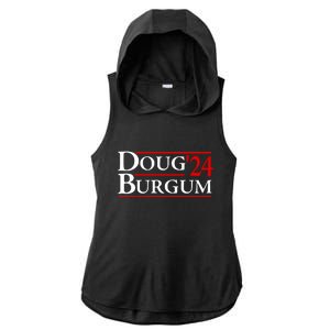 Doug Burgum For America 2024 Ladies PosiCharge Tri-Blend Wicking Draft Hoodie Tank