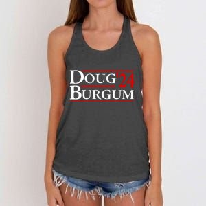 Doug Burgum For America 2024 Women's Knotted Racerback Tank