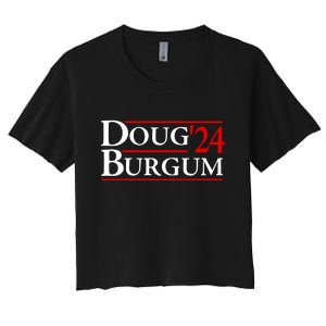 Doug Burgum For America 2024 Women's Crop Top Tee