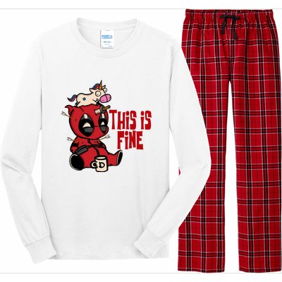 Dead But Fine Long Sleeve Pajama Set