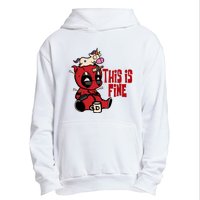 Dead But Fine Urban Pullover Hoodie