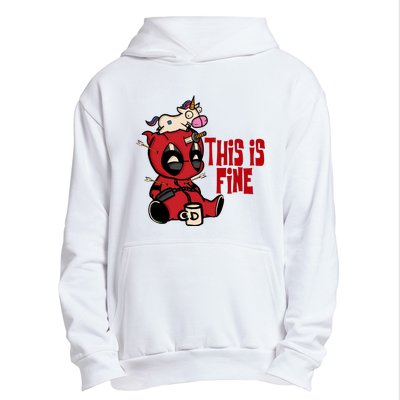 Dead But Fine Urban Pullover Hoodie