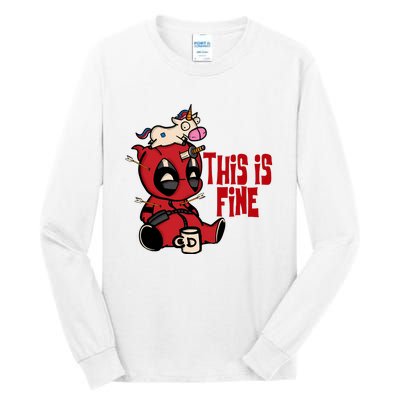 Dead But Fine Tall Long Sleeve T-Shirt