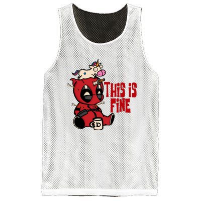 Dead But Fine Mesh Reversible Basketball Jersey Tank