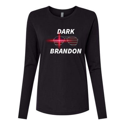 Dark Brandon | Funny Pro Biden Cool American Sunglasses Womens Cotton Relaxed Long Sleeve T-Shirt