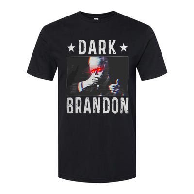 Dark Brandon Funny Biden Saving America Flag Political Softstyle® CVC T-Shirt