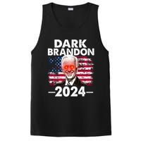 Dark Brandon Funny Biden Saving America Flag Political PosiCharge Competitor Tank