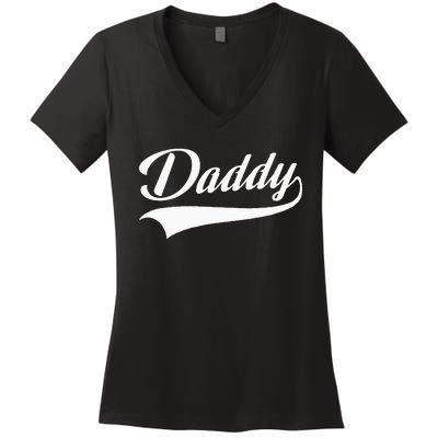 Daddy Best Father Women's V-Neck T-Shirt