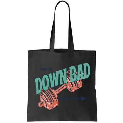 Down Bad Funny Crying At The Gym Bag