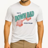 Down Bad Funny Crying At The Gym Cooling Performance Crew T-Shirt