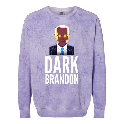 Dark Brandon Funny Meme Saving America Joe Biden Colorblast Crewneck Sweatshirt