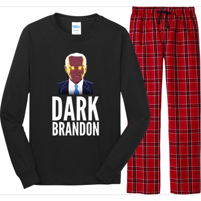 Dark Brandon Funny Meme Saving America Joe Biden Long Sleeve Pajama Set