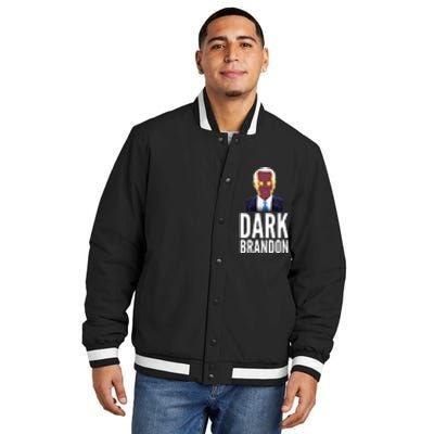 Dark Brandon Funny Meme Saving America Joe Biden Insulated Varsity Jacket