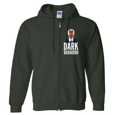 Dark Brandon Funny Meme Saving America Joe Biden Full Zip Hoodie