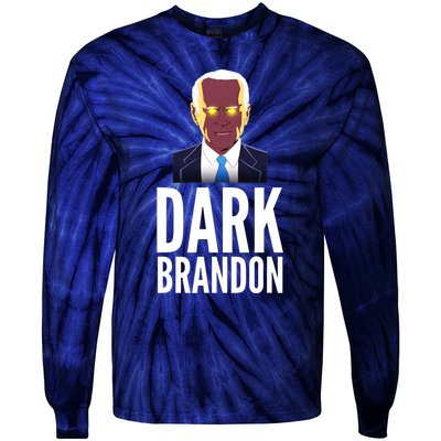 Dark Brandon Funny Meme Saving America Joe Biden Tie-Dye Long Sleeve Shirt