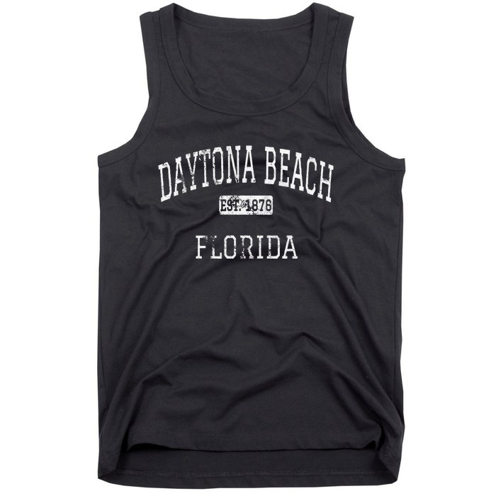 Daytona Beach Florida Fl Vintage Tank Top