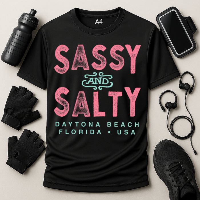 Daytona Beach Florida Souvenir Cooling Performance Crew T-Shirt