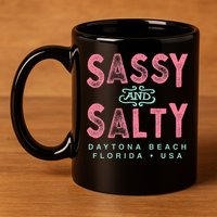 Daytona Beach Florida Souvenir 11oz C Handle Ceramic Mug