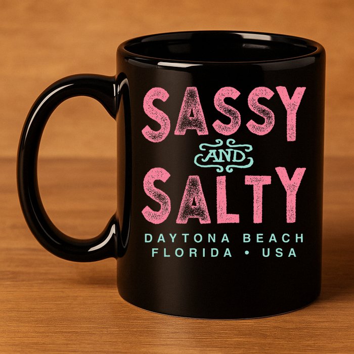 Daytona Beach Florida Souvenir 11oz C Handle Ceramic Mug